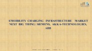 Emobility Charging Infrastructure Market Next Big Thing