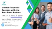 Unlock Financial Success with the Best Forex Brokers