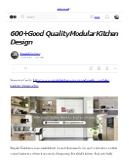 600+ Good Quality Modular Kitchen Design (2)