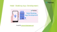 Hotel Booking App Development