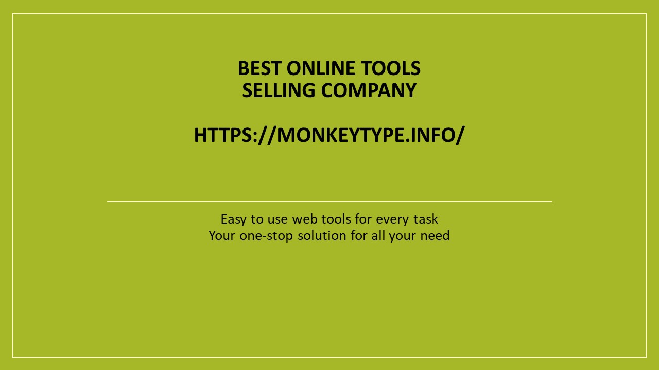 best online tools selling company