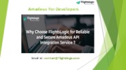 Amadeus For Developers
