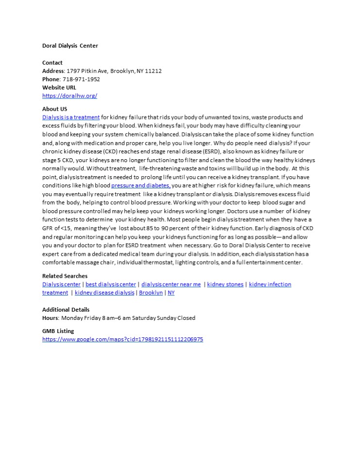 Doral Dialysis Center