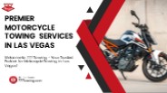 Motorcycle Roadside Service | Motorcycle Towing Company