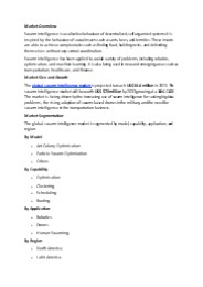 Swarm Intelligence Market Overview, Growth & Advancement