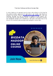 7 Big Data Challenges and How to Overcome Them