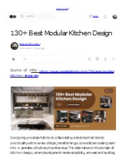 130+ Best Modular Kitchen Design