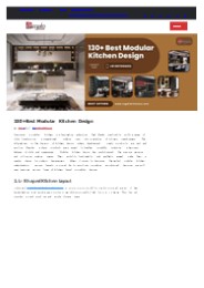 130+ Best Modular Kitchen Design (1)