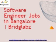 Software Engineer Jobs in Bangalore | Bridgelabz