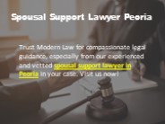 Spousal Support Lawyer Peoria