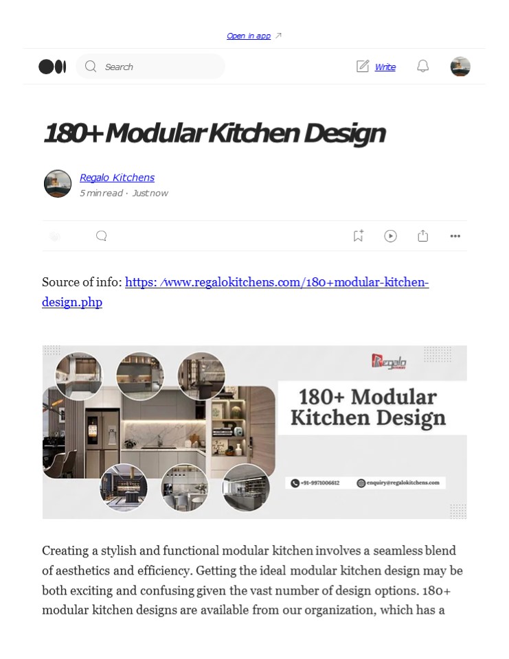 180+ Modular Kitchen Design