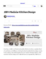 180+ Modular Kitchen Design