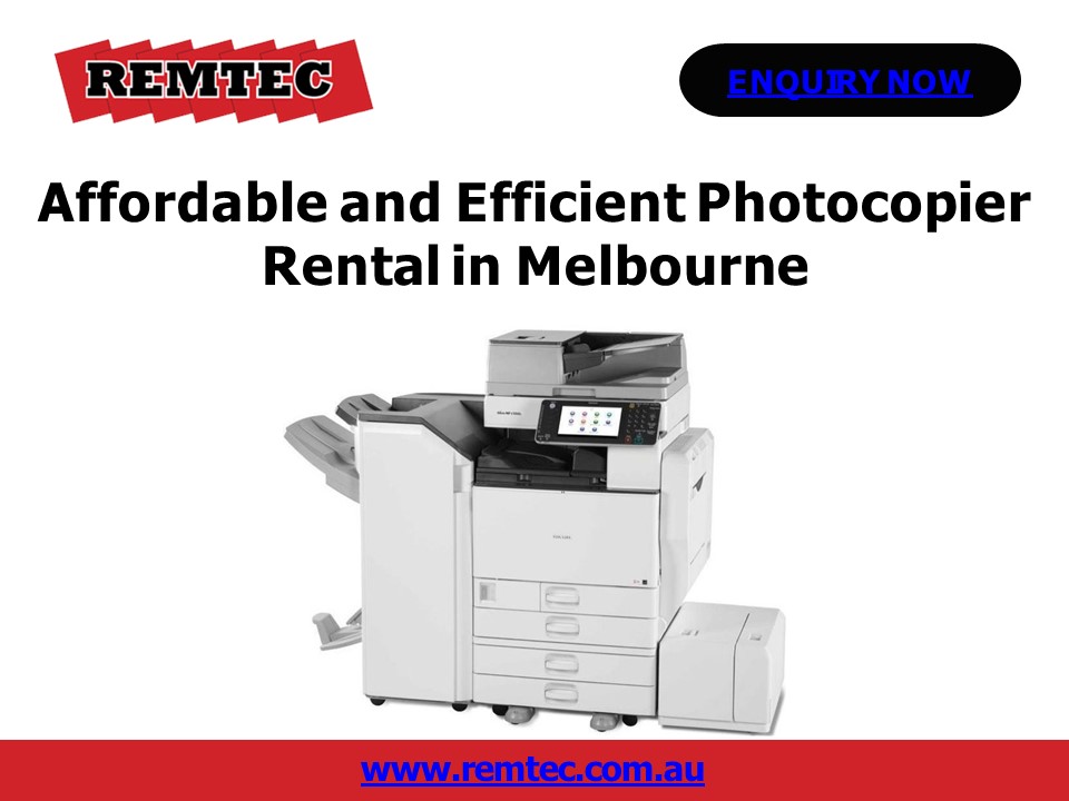 Affordable and Efficient Photocopier Rental in Melbourne