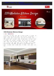 220+Modular Kitchen Design