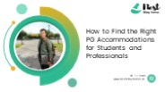 How to Find the Right PG Accommodations for Students and Professionals