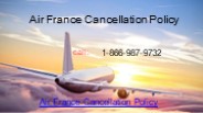Air France Cancellation Policy