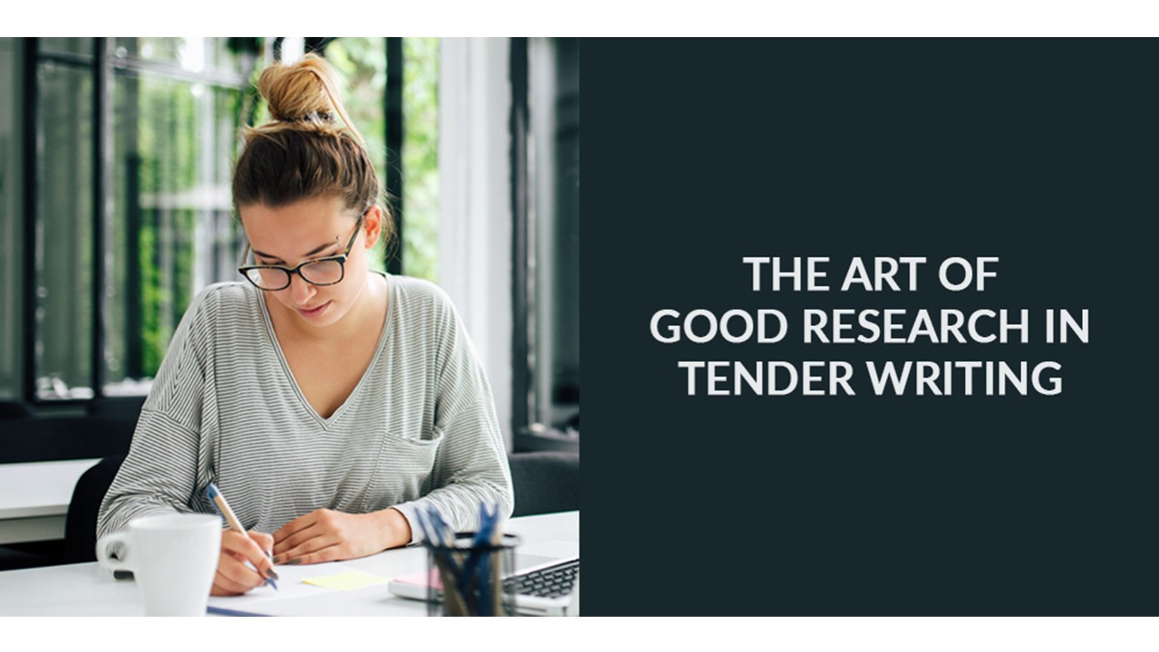 The Art of Good Research in Tender Writing
