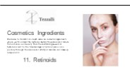 Cosmetics Ingredients 11 - Retinoids - Presentation