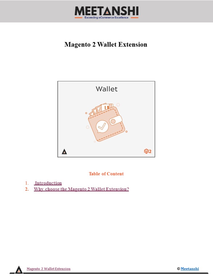 Magento 2 Wallet Extension
