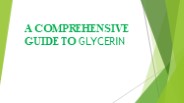 Glycerin Market