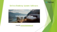 Online Booking System Software