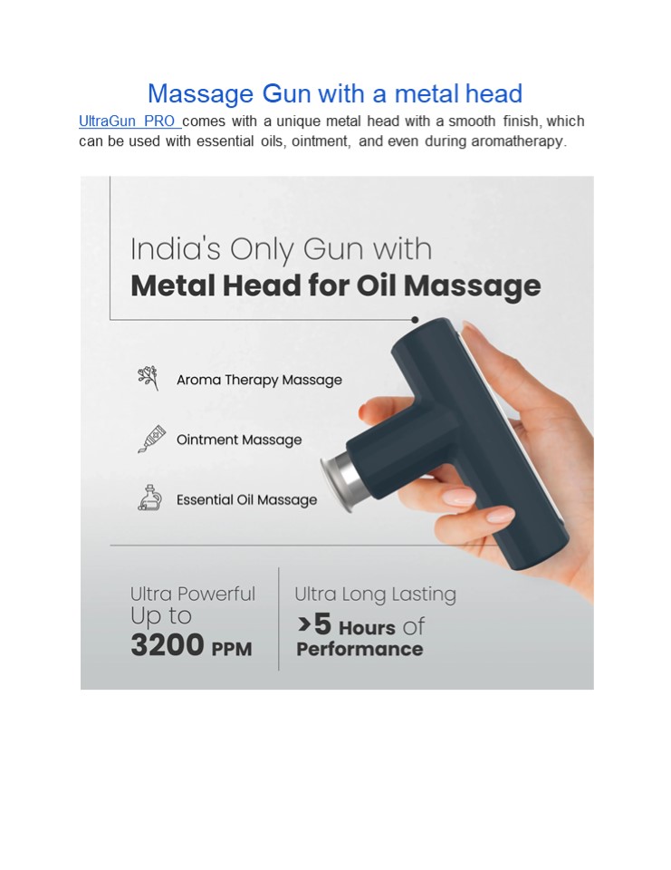 2023's Best Massage Gun for Deep Tissue Massage