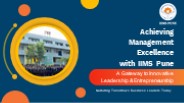 Top PGDM College in Pune: IIMS Elite Program