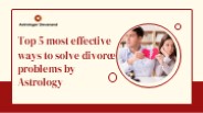 Divorce Problem Solution Melbourne