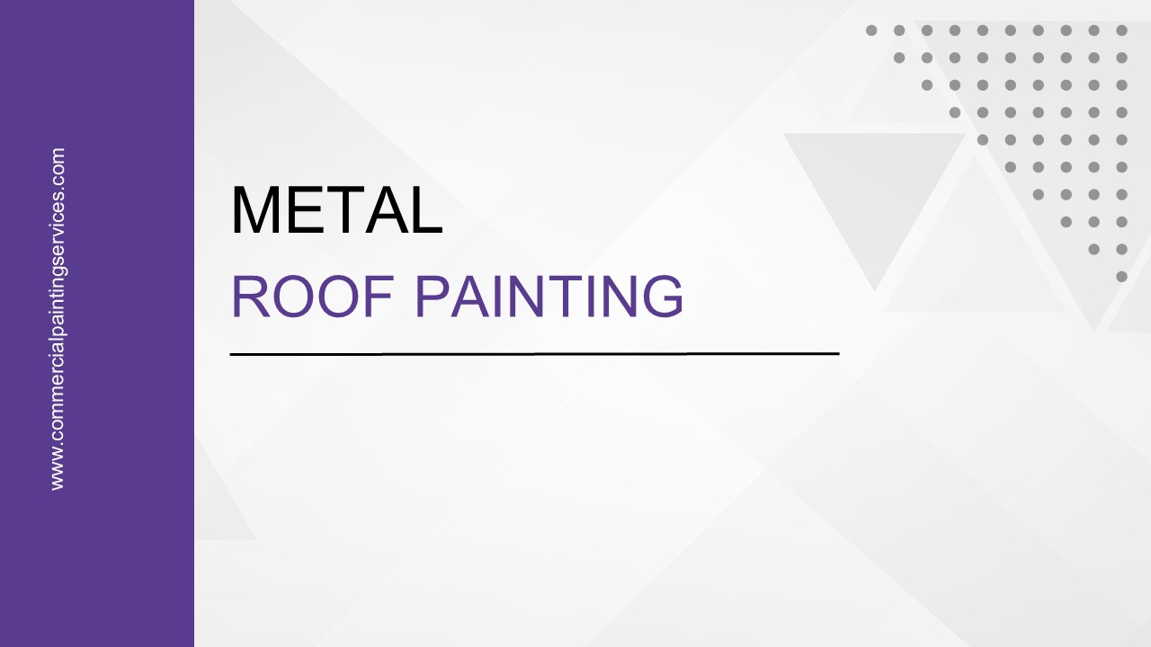 Metal Roof Painting Mi