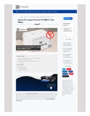 How to Fix Epson EcoTank ET-3850 Printer Offline Issue?