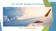 Tour Operator Management Software