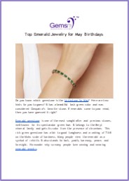 Is may birthstone is precious ?