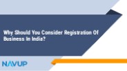 Why Should You Consider Registration Of Business In India?