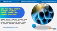 Key Factors Driving the Growth of the GCC PVC Pipes Market forecast 2028