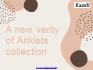 Gold Plated Anklets