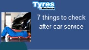 7 things to check after car service