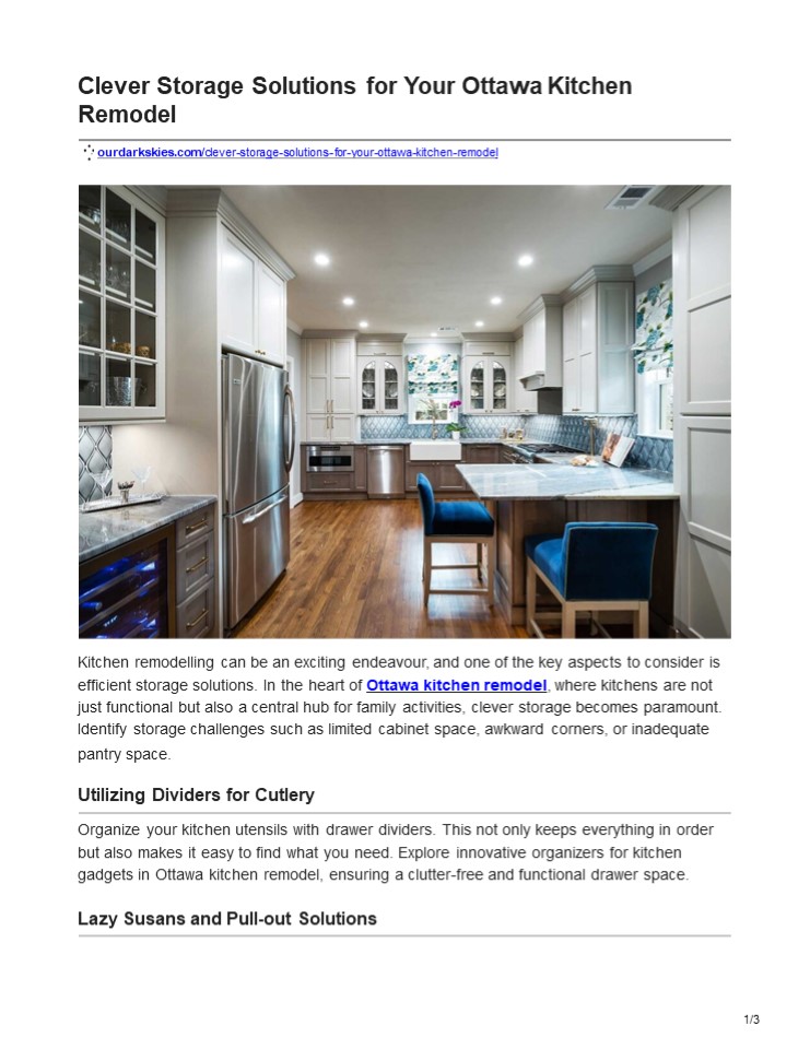 Maximize Your Space with Innovative Kitchen Storage Solutions!