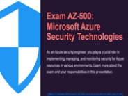 AZ-500 Microsoft Exam Info and Free Practice Dumps