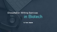 Dissertation Writing Services For Biotech