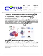 Future Possibilities in Incomplete Freund's Adjuvant Research