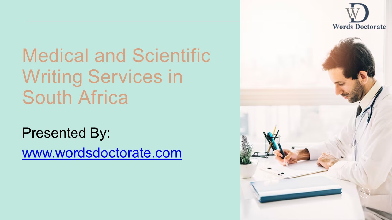 Medical and Scientific Writing Service for South Africa