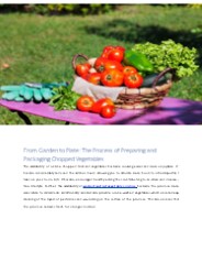 From Garden to Plate: The Process of Preparing and Packaging Chopped Vegetables