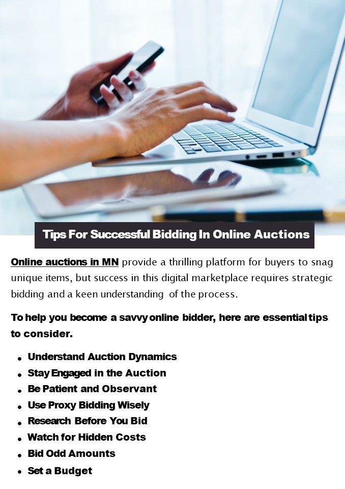 Tips For Successful Bidding In Online Auctions
