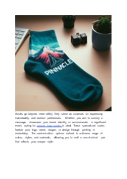 Unforgettable Custom Logo Socks for Every Occasion