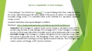 Business Opportunities in Green Hydrogen