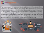 We Programme
