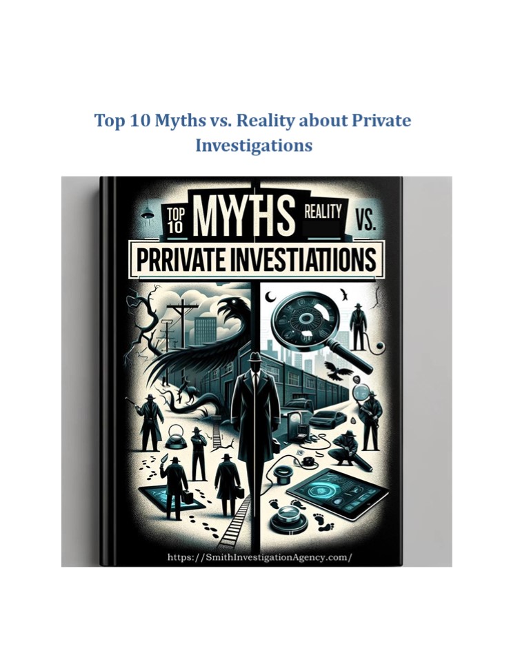Top 10 Myths vs. Reality about Private Investigations