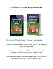 Christmas Affiliate Empire Review