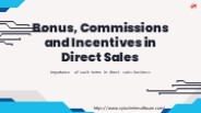 A Comprehensive Guide to Bonuses, Commissions, and Incentives