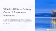 Offshore Development Center In India - ODC